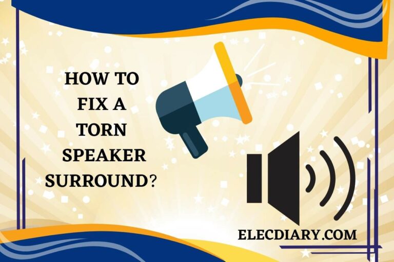 How to Fix a Torn Speaker Surround? (DIY Audio Repair)