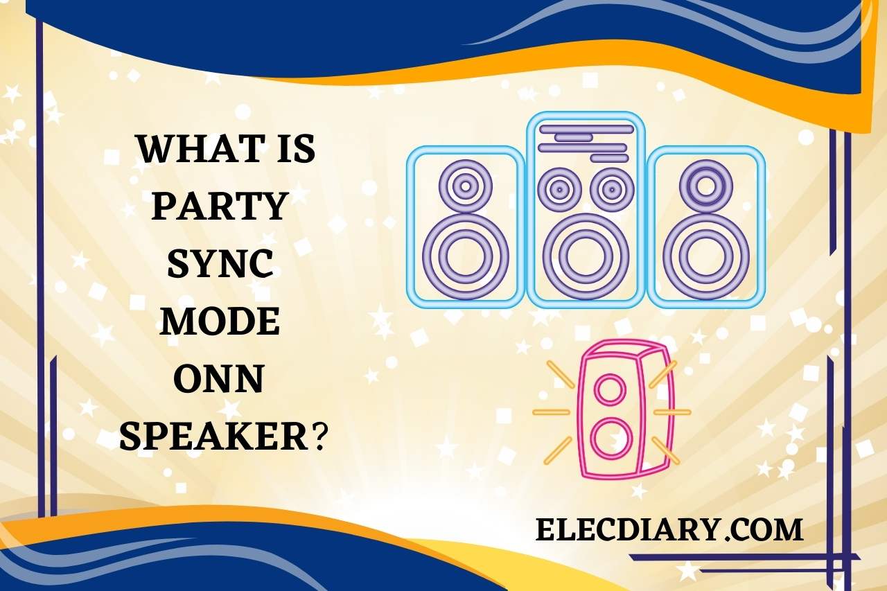what is party sync mode onn speaker